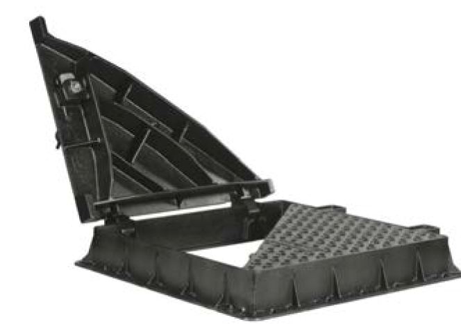SDM 42 900x1800 PZ Liatinový poklop 900x1800mm, D400, rám 1118x2023mm, výška 150
