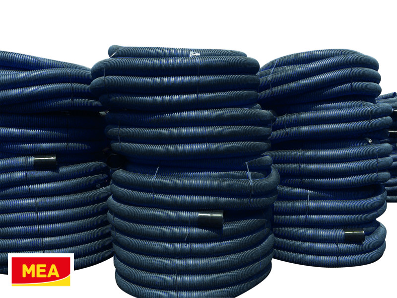 PE - DRAIN DN65; barva černá; materiál PE; bez perforace; balení 50 m