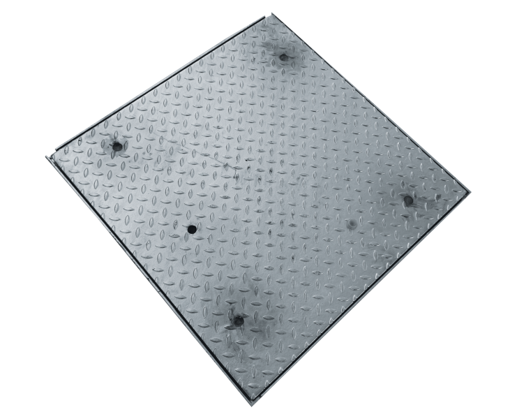 SP FIX 6 Oceľový poklop 1045 x 1045 mm, zaťaženie do 6 kN, žiarový pozink
