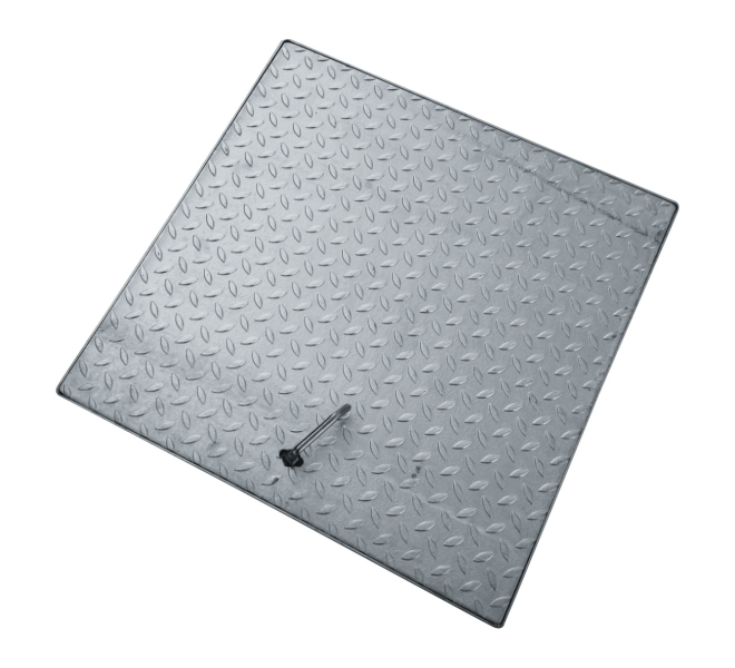 SP STANDARD 250 Oceľový poklop 554 x 554 mm, zaťaženie C250kN, žiarový pozink