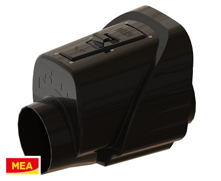 Priebežná klapka DN400 pre akékoľvek potrubie; dve tesnenia z EPDM a nerezové sp